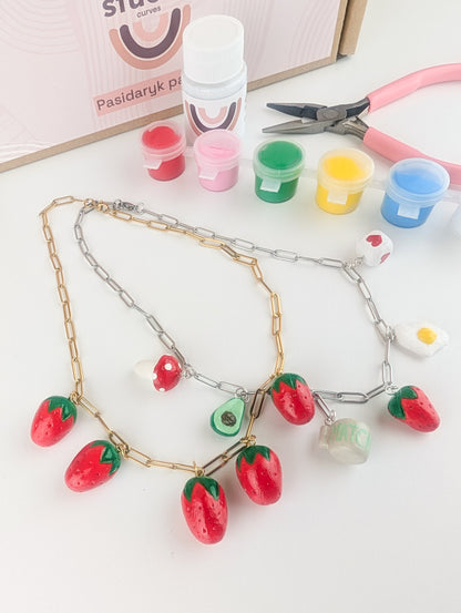 pasidaryk pats kūrybinis pakabuko rinkinio galutiniai gaminiai pavyzdžiai, ode džiūstančio molio rinkinys
