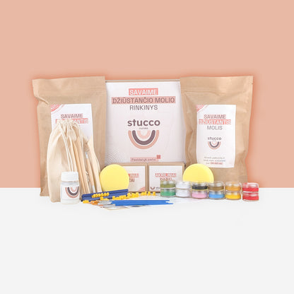 Ore savaime džiūstantis molis ir pilnas rinkinys skirtas formuoti dekoracijas, aukštos kokybės iš Europos. Tinkamas vaikams ir suaugusiems, dovanoms, pasidayk pats, terapijai.
